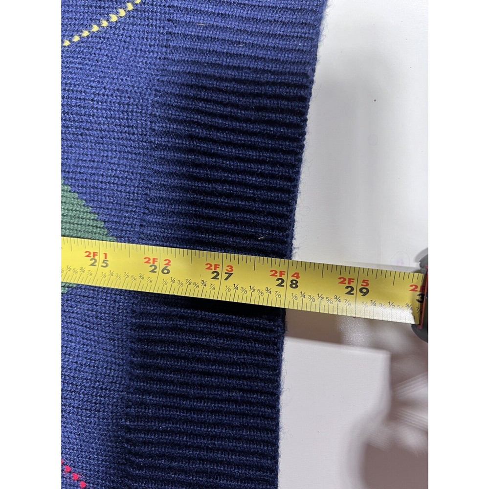 Hudson Outerwear Mens L Large Sweater Argyle Panther MMXVII - Picture 9 of 9